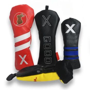 OEM Golf Equipment Durable Custom PU Leather Golf Hybrid Head Covers - Xiamen JTS Sports Equipment Co., Ltd. - China