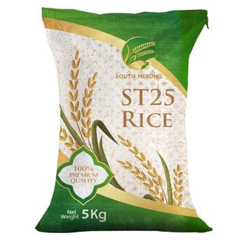 Glossy ST25 Rice Best Rice in the World South Mekong Factory OEM 1kg 5kg Packing Wholesale in Bulk - EcoRoma GmbH - Germany