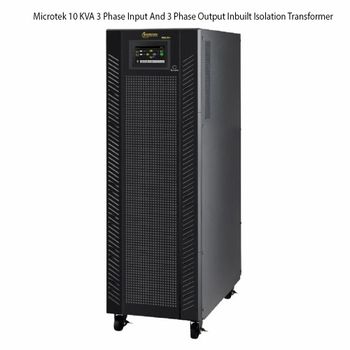 Microtek 10 KVA 3 Phase Input And 3 Phase Output Inbuilt Isolation Transformer - Jenob Technologies - India