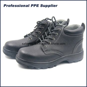 Rubber Outsole Genuine Leather Work Time Safety Shoes Size 36-47 Standard S1p Origin China Trademark OEM MOQ 500 Pairs Gender - Qingdao Safe Step Labor Protection Products Co., Ltd. - China