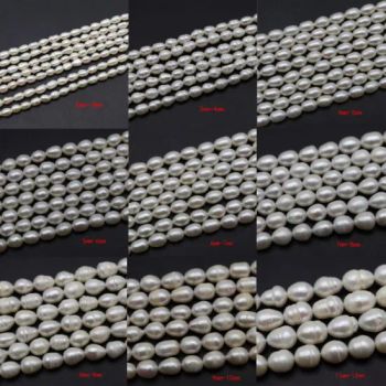 Natural Pearls High-Quality Beads Irregular Rice Shaped Loose Spacing Beads for Jewelry Making DIY Necklaces Earrings Handmade Accessories - Yiwu Huodan E-Commerce Co., Ltd - China