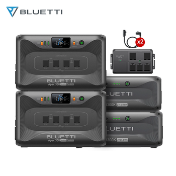 BLUETTI 2*Apex 300 11,059.2Wh Portable Power Station+2*B300K Batteries+Hub A1 from Electronics online E-Store BLUETTI 2*Apex 300 11,059.2Wh Portable Power Station+2*B300K Batteries+Hub A1 - Electronics online E-Store - United States