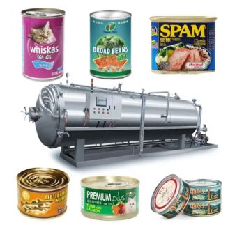 Automatic Water Immersion Autoclave Retort Machine Industrial Water Bath Sterilization Food Sterilizer for Food - Funen (Shandong) Industrial Co., Ltd. - China