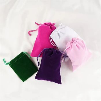 Hot Selling 7*9cm Flocking Cloth Jewelry Bag Pouch Delicate Container for Fragile Ornaments for Jewelry Packaging - Qingdao Chenghaoda Science and Technology Co., Ltd. - China