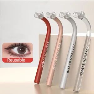 New Popular Silicone Lower Lash Stamp with Handle False Eyelash Stamp Eyelashes Training Tools Hot Lazy Makeup Magic Eyeliner Gel Pen Waterproof Long Lasting - Cosson Industry & Trade Co., Ltd - China