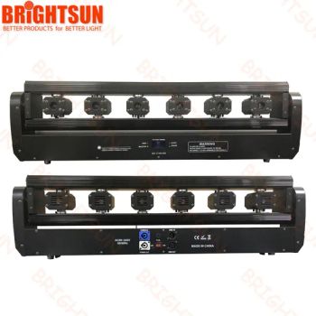 Laser Stage Lighting 6 Heads RGB Laser Moving Head Light - Guangzhou Brightsun Lighting Electronic Co., Ltd - China