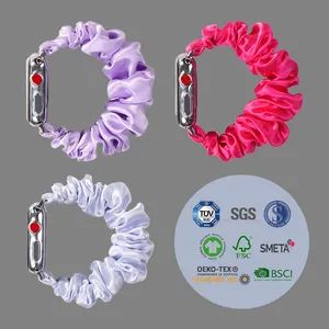 Luxury Custom New Arrival Smooth Mulberry Silk Solid Silk Watch Accessories - Zibo Daranfang Silk Group Co., Ltd. - China