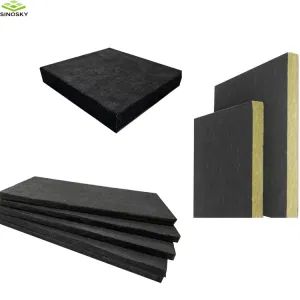 Construction Wall Roof 1 RW 1200*600 Rock Wool Board Mineral Wool Insulation - HEBEI SINOSKY NEW MATERIALS CO., LTD. - China