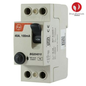 Divya Electricals Double Pole L T Dp RCCB Circuit Breakers, 240V - Divya Electricals - India