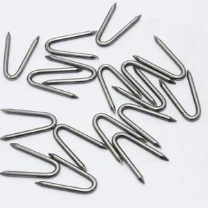 Diamond Point U Staple /Fence Staple/Poultry Netting Staples/Hoop Staples - TIANJIN JINGHAI COUNTY HONGLIINDUSTRY AND BUSINESS CO., LTD. - China