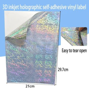 Versatile 3D Matte Thermal Paper for Stickers and Labels Eco-Friendly 3D Inkjet Matte Laser Thermal Printing Paper - Shenzhen Huibochen Technology Co., Ltd. - China