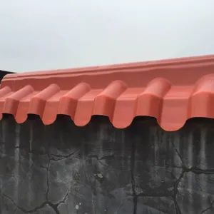 Soundproof PVC Roof Tiles-ASA UPVC Corrugated Sheet Roof Shingles Plastic Roof Tiles - HAINING LISHENG DECORATION MATERIAL CO., LTD. - China
