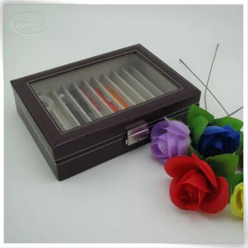 Popular Transparent PU Leather Pen Holders for Clipboards with Clock - FUZHOU WELL ARTS & CRAFTS CO., LTD. - China