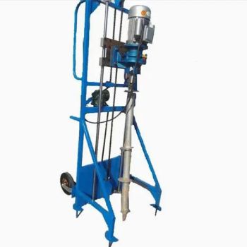 10m Drilling Depth One Man Well Drilling Rig Portable Solar Pile Driver for Sale - HENAN RANCHENG MACHINERY CO., LTD. - China