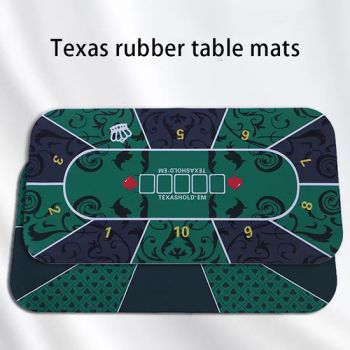 Wholesale Home Poker Mat Club Rubber Poker Table Mat Rubber Custom Large Size - Guangzhou Yujia Industrial Co., Ltd. - China