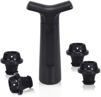 Wholesale Wine Accessories Gift Wine Saver Pump with 4 Vacuum Stoppers for Keeps Wine Fresh - Wuhan Xinhuahang Household Goods Co., Ltd. - China