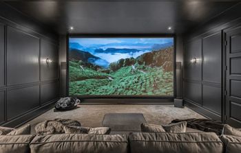 Home Theater Designing Service Space Utilization Space-efficient Primary Use Home And Commercial Spaces Material Wood, Plywood, Mdf, And - Tara Interiors - India