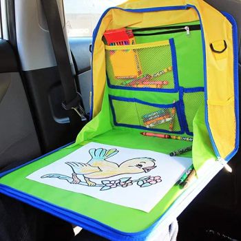 Kids Travel Tray Backseat Car Organizer with iPad and Other Tablet Holder - Xiamen Minghui Import and Export Co., Ltd. - China