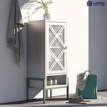 Kids' Cabinets Steel Wardrobe Shoe Rack Cabinet Storage Living Room Designs - Shandong Shangzhi Furniture Co., Ltd. - China