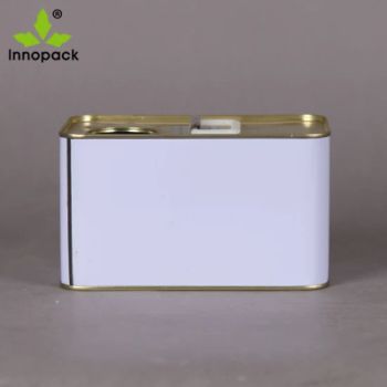 2.5L Tin Plate Olive Oil Tin 0.23mm 166x104x162mm MOQ3000 CIQ CE ISO - Suzhou Innovation Packaging Materials Co., Ltd. - China
