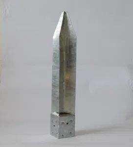 Steel Galvanized Ground Screw Pile Foundation for Fence Origin China HS Code 73089000 Application Home Hole Shape Square - Suntex Import & Export Trading Co., Ltd. - China