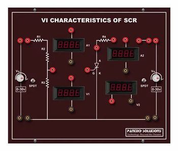 V-i Characteristics Of SCR Output Current 1 Amps Gate Voltage Range 0-30v Dc Working Voltage 220-240v Ac Anode Voltage Range 0-30v - Pantech Prolabs India Private Limited - India
