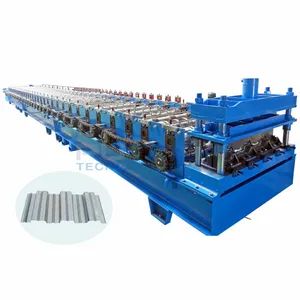Metal Roof Panel Decking Tile Steel Floor Deck Cold Roofing Panel Sheet Making Roll Forming Machine - Cangzhou Guangchi Machinery Co., Ltd. - China