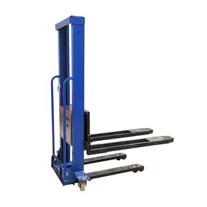 500kg/1 Ton Manual Hydraulic Loading Forklift Self Load Electric Stacker Climbing with 1.3m/1.6m Lift - Jiangsu Huize Intelligent Technology Co., Ltd. - China