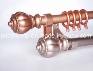 Curtain Pole Metal Material Curtain Rod Type Bottom Origin China Max Load 10kg Material Metal Warranty 5 Year Name Curtain - Decor EP Technology Limited - China