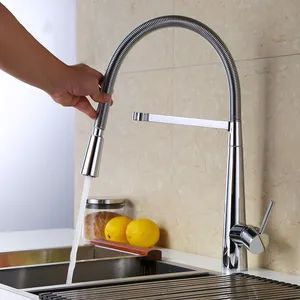 Chrome Flexible 360 Degree Swivel Cold and Hot Wate Kitchen Sink Faucets - Chaozhou Selora Ceramics Co., Ltd. - China