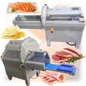 Automatic Stainless Steel Bacon Slicer Machine Cheese Meat Sausage Tomato Banana Slicer Cutting Equipment - Henan Share M&E Equipment Co., Ltd - China