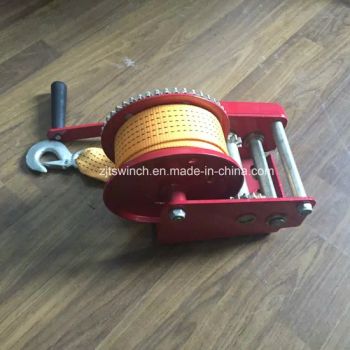 Hand Winch Crank 2000 Lb Capacity Steel Winch with Strap Weight 7kg Tonnage 1T Speed Slow Origin China Trademark OEM Reel Number 1 - TIANSHUN MACHINERY CO., LTD - China