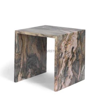 Factory Manufacture Natural Marble Luxury Side Table Home Decor Side Tables for Bed Customized Side Sofa Table - Stone (Quanzhou) Supply Chain Co., Ltd. - China