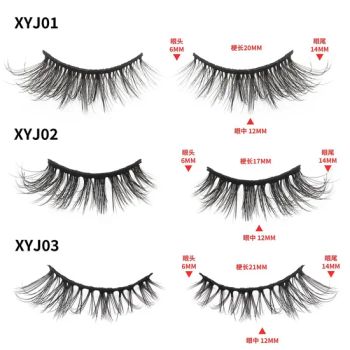 Cheap Wholesale Fashion China Handmade Detachable False Eyelashes Curler Supplier Easy Fan Eyelash Extensions Eyelashes 5 Pair Beauty Products Qingdao Eyelashes - East Rayn Trading Company - China