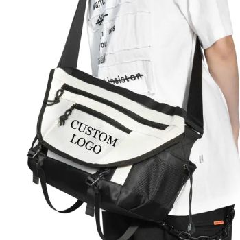 Korean Teenagers Multiple Pockets Book Bag Nylon Waterproof Travel Bag Unisex Large Capacity Fashion Men Messenger Bags - Baoding Mishuo Bag Manufacturing Co., Ltd. - China