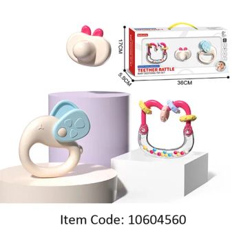 Hot Selling New Born Gift Infant Teether Rattles Toy Newborn 12 10 6 Month Rattle Set Baby Toys Safe for Boiling Water - Shantou Kaixin Trading Co., Ltd - China