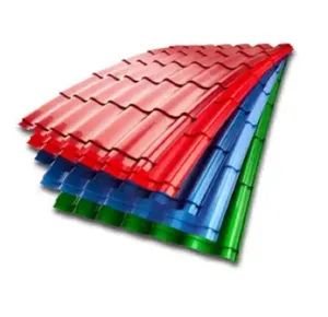 Pre-Painted Zinc-Coated Roofing Sheets Manufacture Material Metal Roof Tile - Tianjin Taihang Iron And Steel Co., Ltd - China