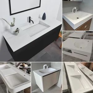 OEM Supplier Bathroom Vanity Double Vanity Sink Top Sink Vanity Top Small Double Sink Vanity Small Sink and Vanity Bathroom Vanities Cabinets - Shenzhen Eshine Technology Co., Ltd - China