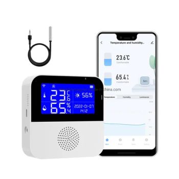APP Notification Alert WiFi Thermometer Hygrometer with Buzzer Alarm APP Alerts - Shenzhen LDA Technology Co., Ltd. - China