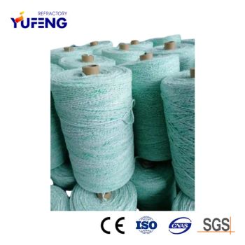 Wholesale Factory Supply Soft Resilient Insulation Materials Soluble Fiber Wool Yarn - ZIBO YUFENG REFRACTORY CO., LIMITED - China