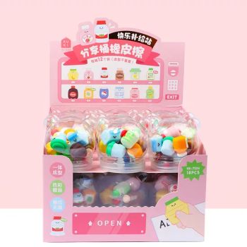 Koki Drink Shaped Eraser 3D Student Cartoon Cute Eraser - 4.3/5 - China