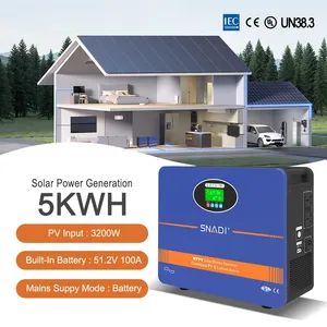 3kw 5kw All-in-One Lithium Battery Home Solar Energy Storage System - Foshan Snat Energy Electrical Technology Co., Ltd. - China