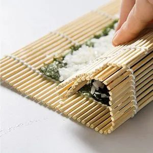 Making Sushi Tools Bamboo Roller Shutter Sushi Curtain Seaweed Roll Rice - Shucheng Limin Wood Products Co., Ltd. - China