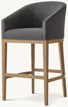 Stylish Retro Fabric Bar Chairs for Hotels and Restaurants Volume 0.8 Origin China Rotary Fixed Trademark PDL Condition - FOSHAN JINKAITAI FURNITURE CO.,LTD - China