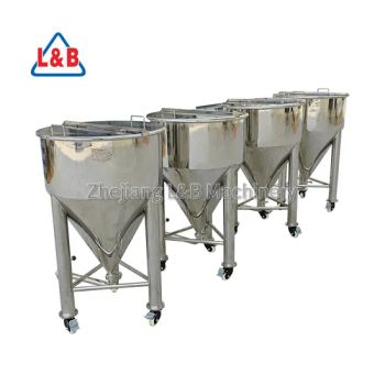 SS316 Sanitary Movable 200L Stainless Steel Storage Drums with Caster - Zhejiang L&B Machinery Co., Ltd. - China