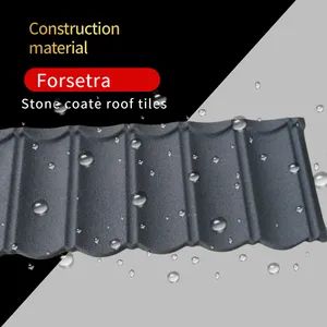 Water Proof Corrosion Resistant Sound Proof Tamper Proof Stone Coated Roof Tile - Hangzhou Forsetra Roof Tile Co., Ltd. - China