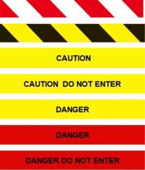 Custom Non-Adhesive Danger Caution Barricade Tape Safety Warring Tapes 100m*75cm - XIAMEN XINLISHENG I/E CO.,LTD - China
