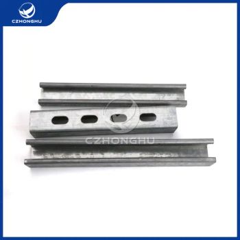 Czhonghu Suspension Strut C Channel China Manufacturing Double Rod U/C Shape Channel Steel Strut Channel - Cangzhou Honghu Electrical Manufacturing Co., Ltd. - China