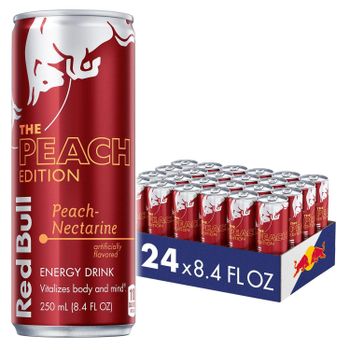 Redbull Energy Drink Sugar-Free 24 Pack 250ml Tinned Cans with B Vitamins & Caffeine From Austria - PEACE PRODUCTS LIMITED - United Kingdom