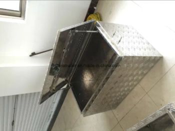 Checker Plate Aluminium Tool Box for Truck Cars Storage Color Alumiun Kind Hand-Held HS Code 87169000 Model NO. YQ-TB01 Trademark - Jinhua Yongqiang Vehicles Factory - China